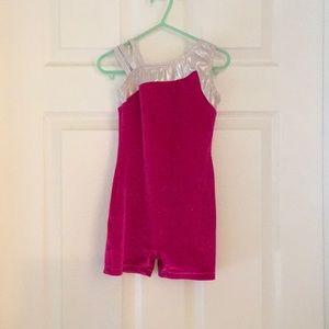 Girls performance leotard